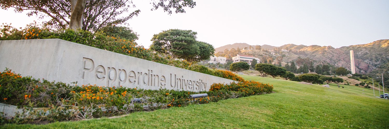 Pepperdine University's banner