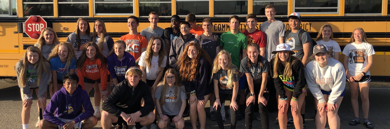 Charles City Track and Field banner