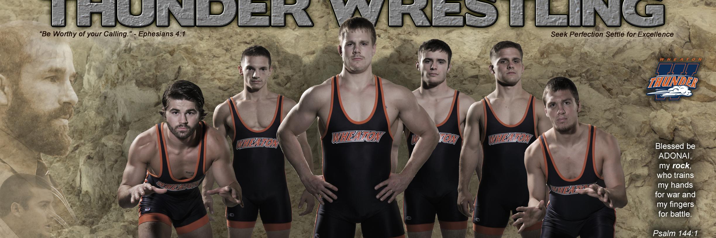 Wheaton Wrestling banner