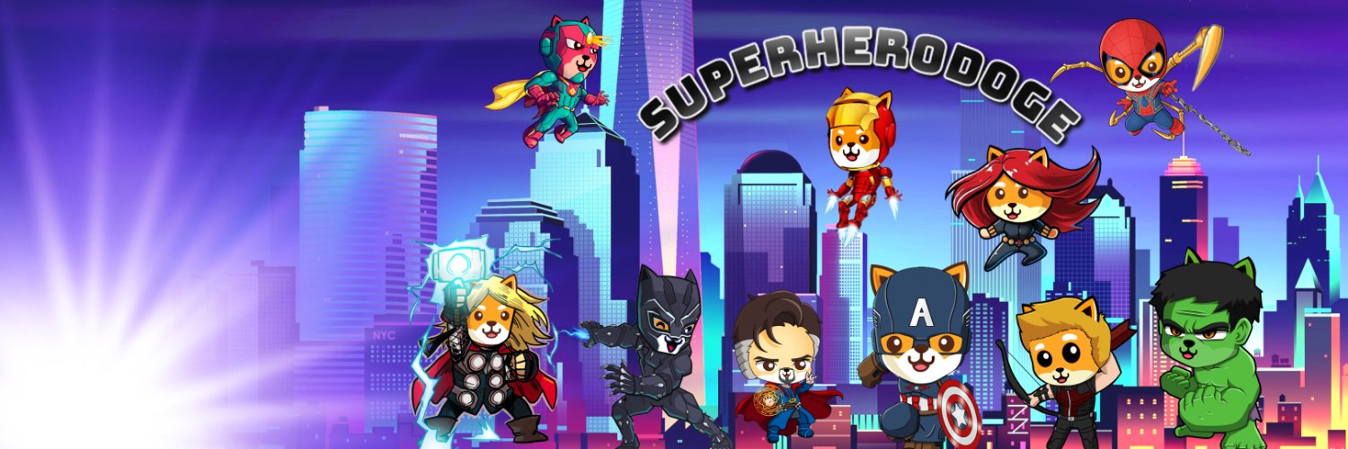 SuperHeroDoge banner