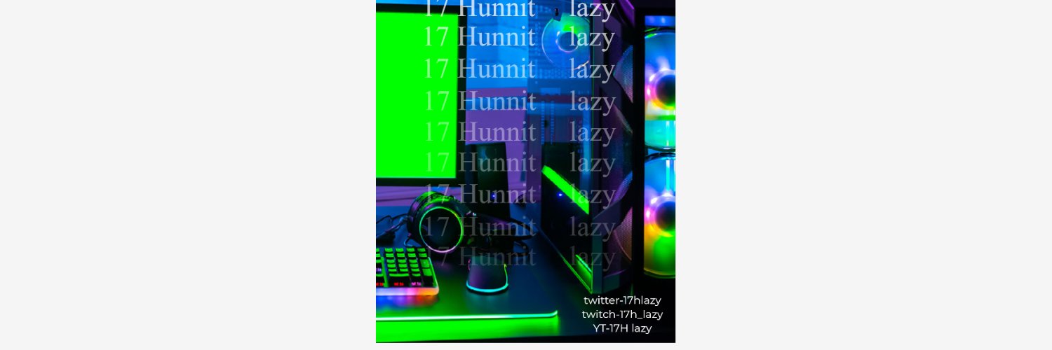 17hlazy's profile banner image