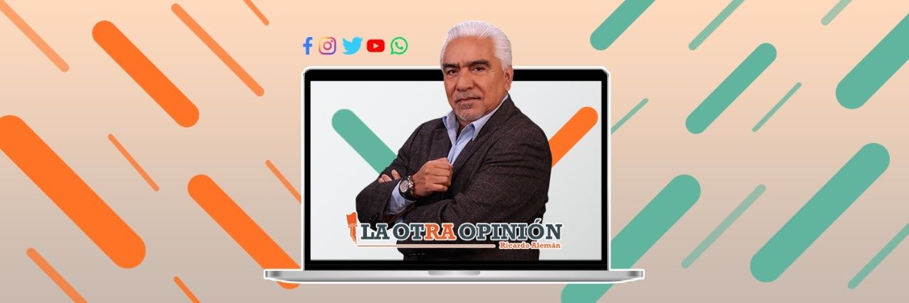 Ricardo Alemán's banner