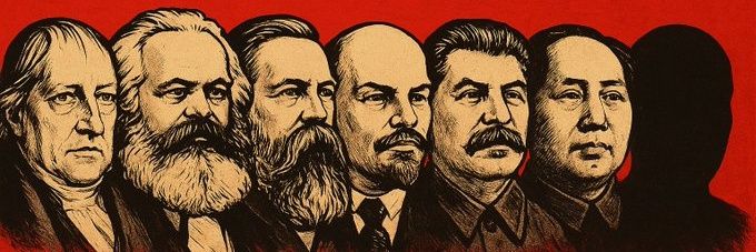 Chairman Starmer & the Keir Rouge banner