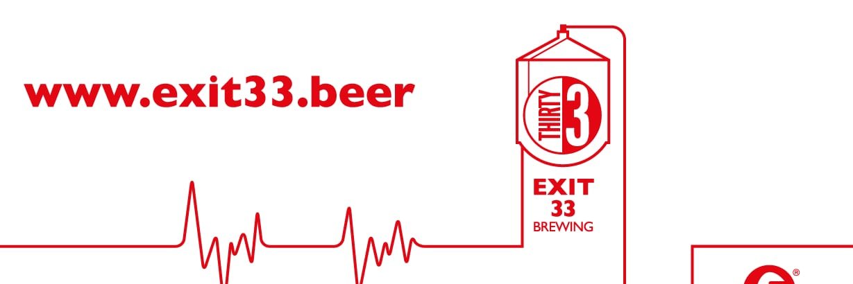 Exit 33 Brewing banner