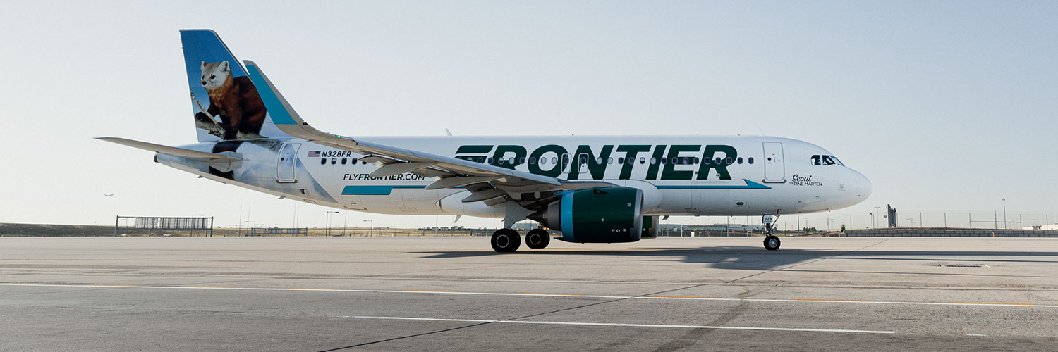Frontier Airlines banner