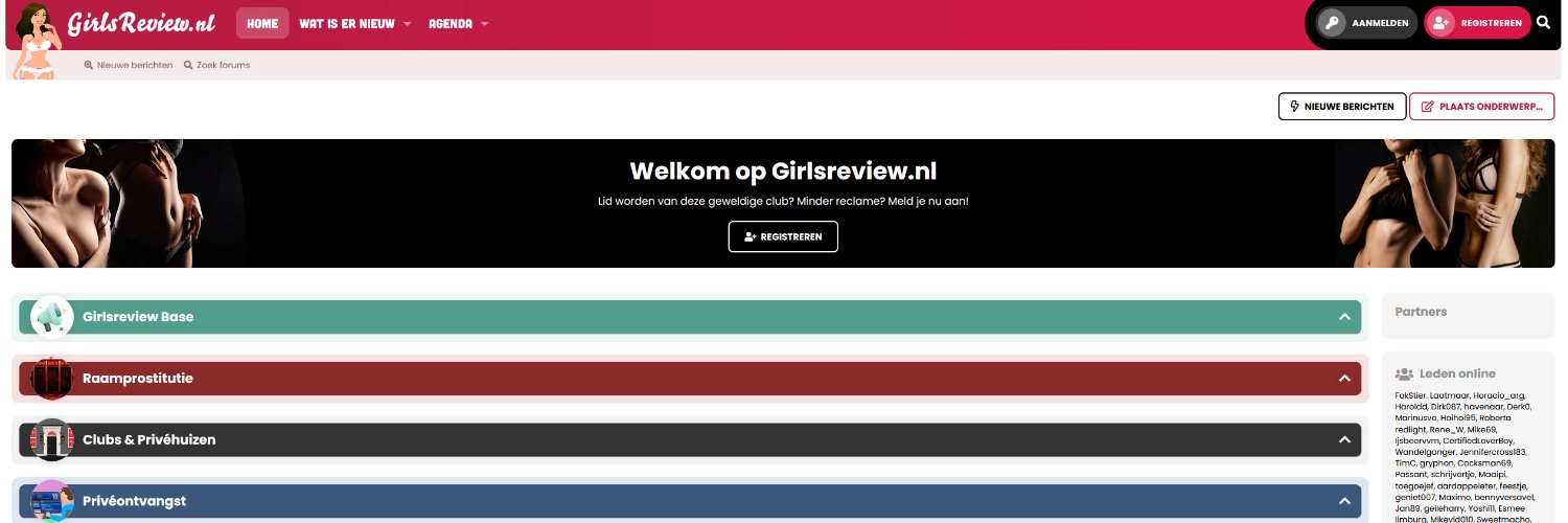 GirlsReview.nl banner