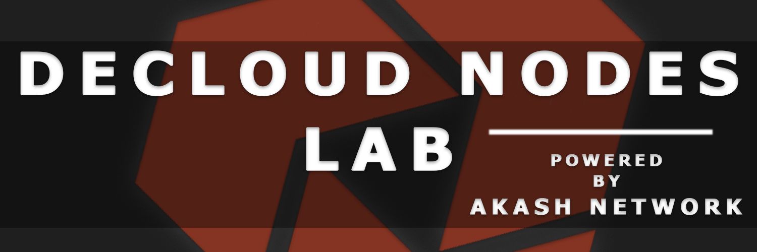 Decloud Nodes Lab banner