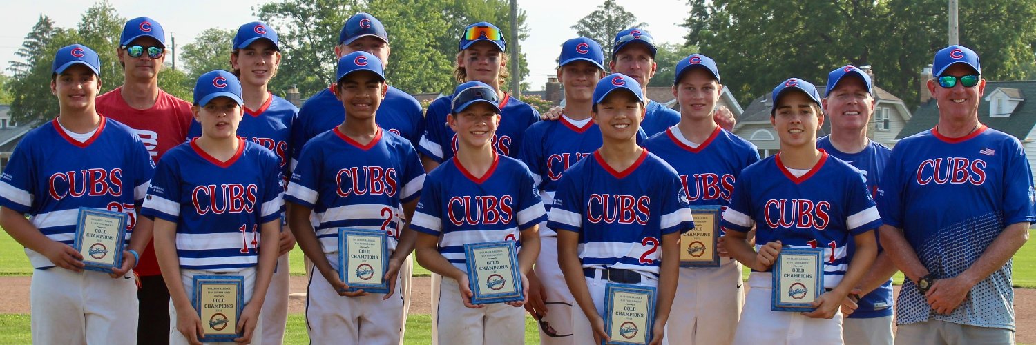 Cubs Baseball Club banner