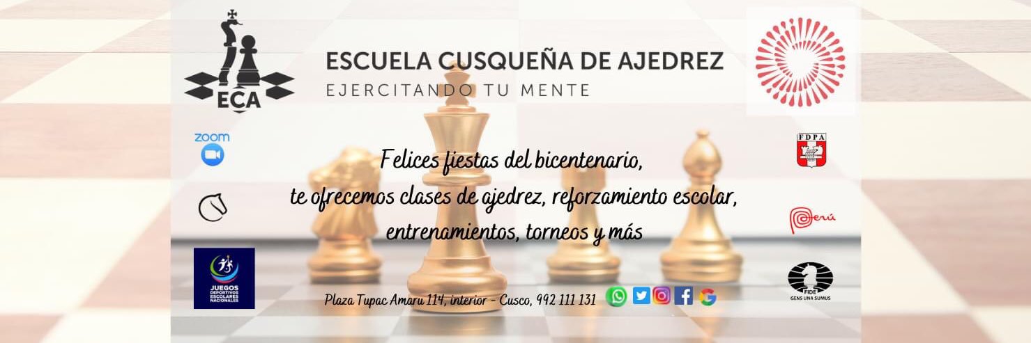 Escuela Cusqueña de Ajedrez banner