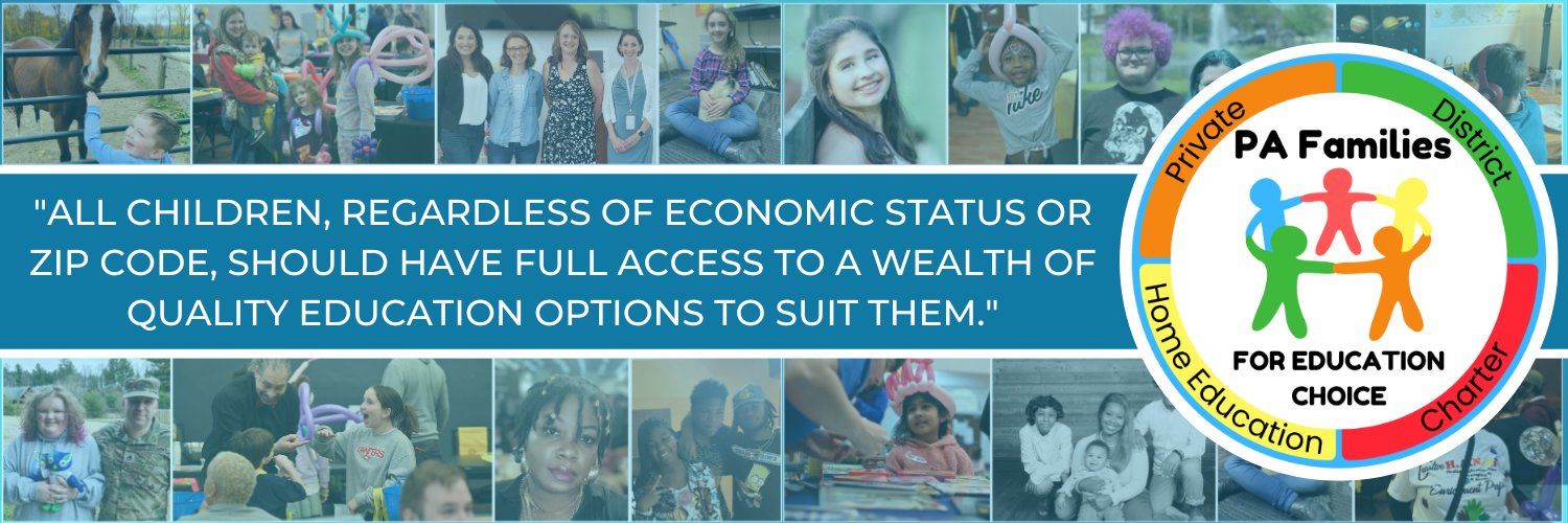 PA Families for Education Choice's banner