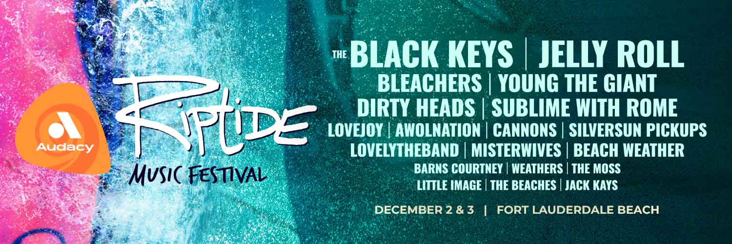 Riptide Music Festival banner