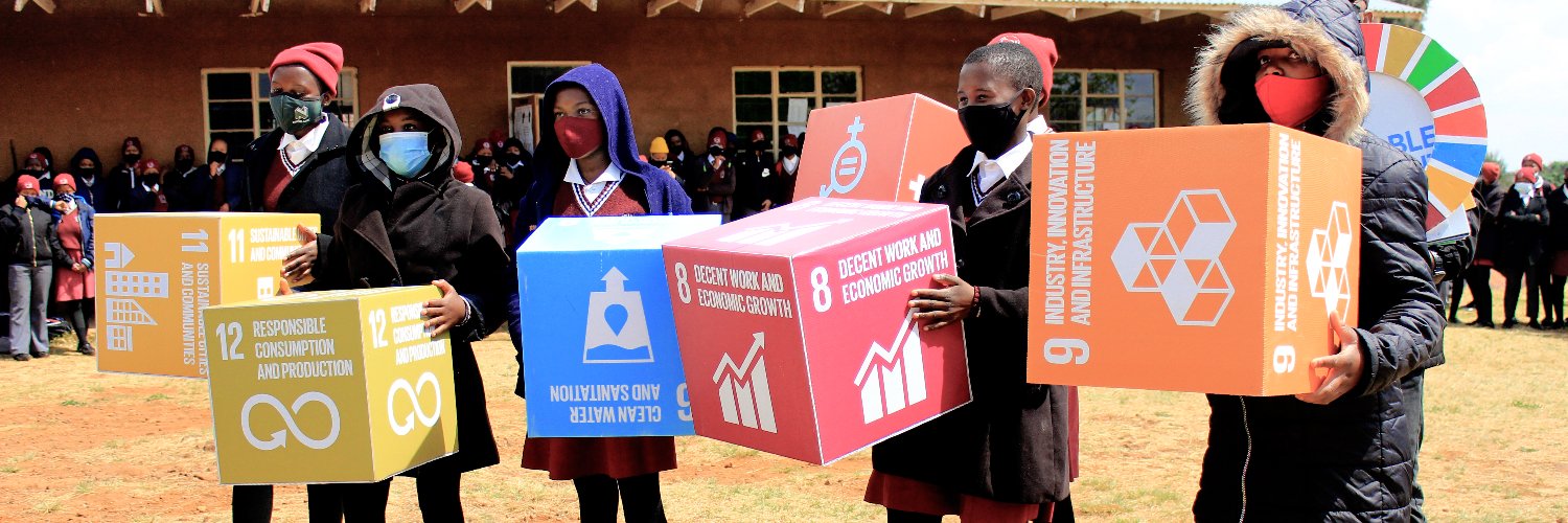 UN Lesotho's banner