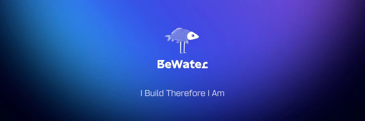 BeWater.xyz Profile Banner