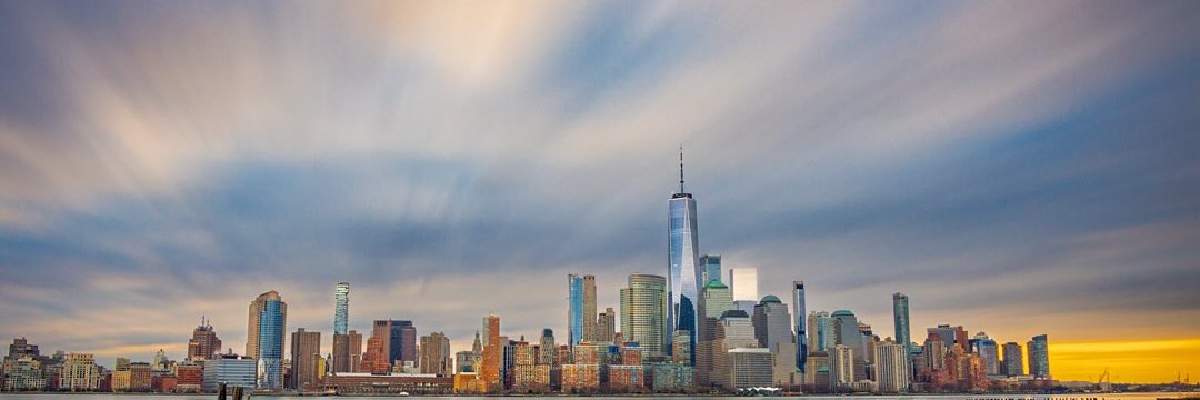 World Trade Center's banner