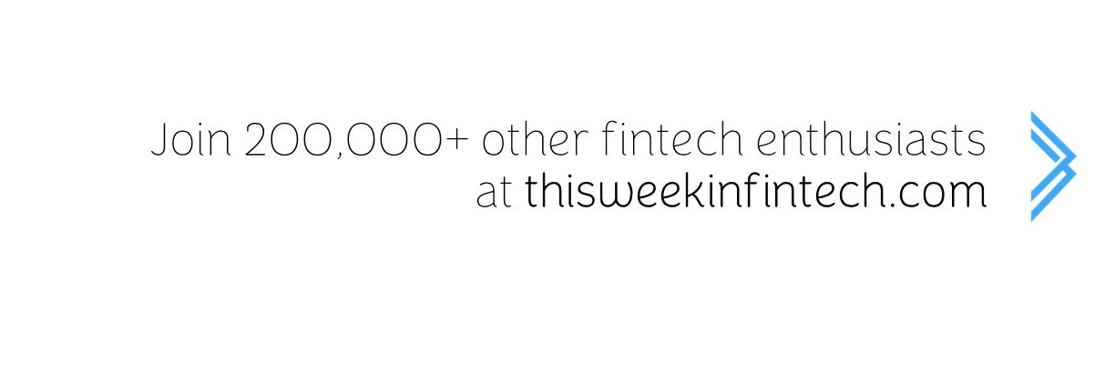 This Week in Fintech's banner