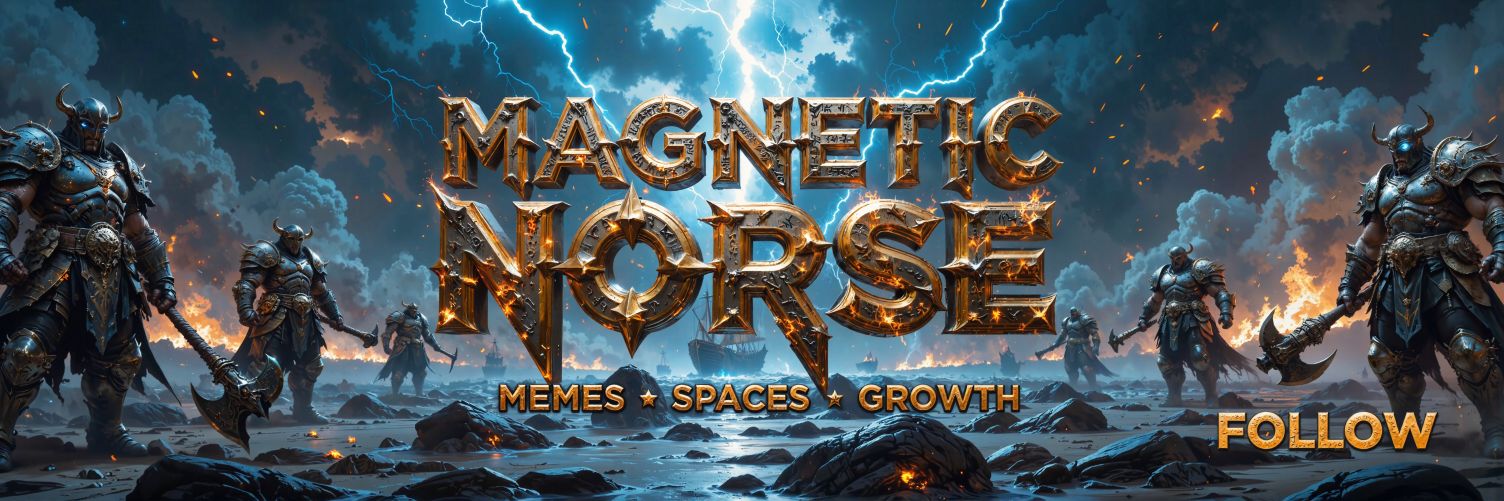 Magnetic Norse banner