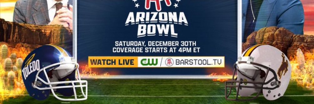 The Barstool Arizona Bowl banner