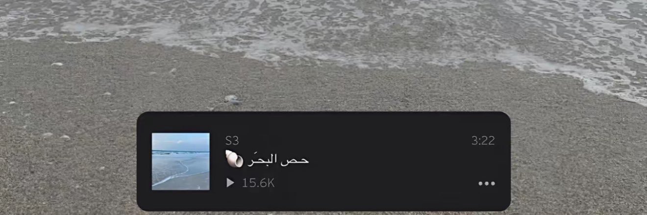 حِصّ البَحر 🤍' banner