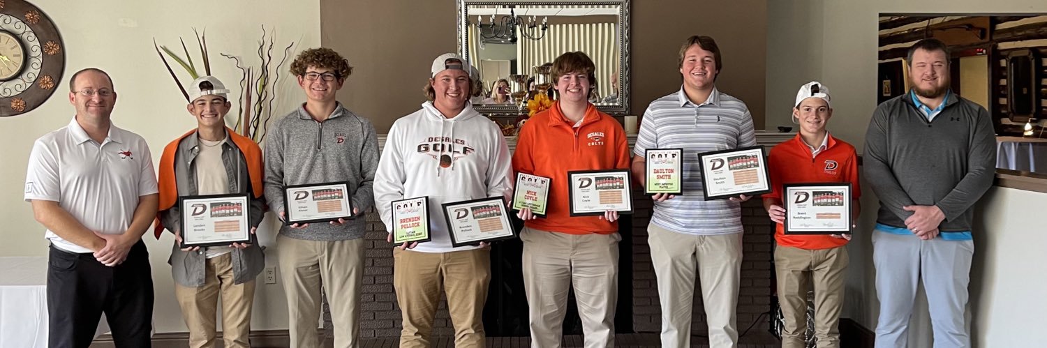 DeSales High School Golf banner