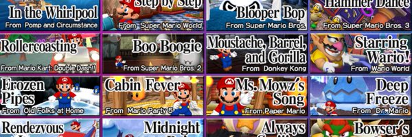 DDR Mario Mix Profile Banner