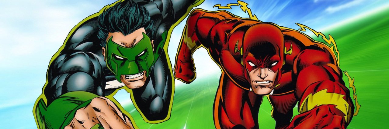 Adventures Of Green Lantern, Flash, and Superboy! banner