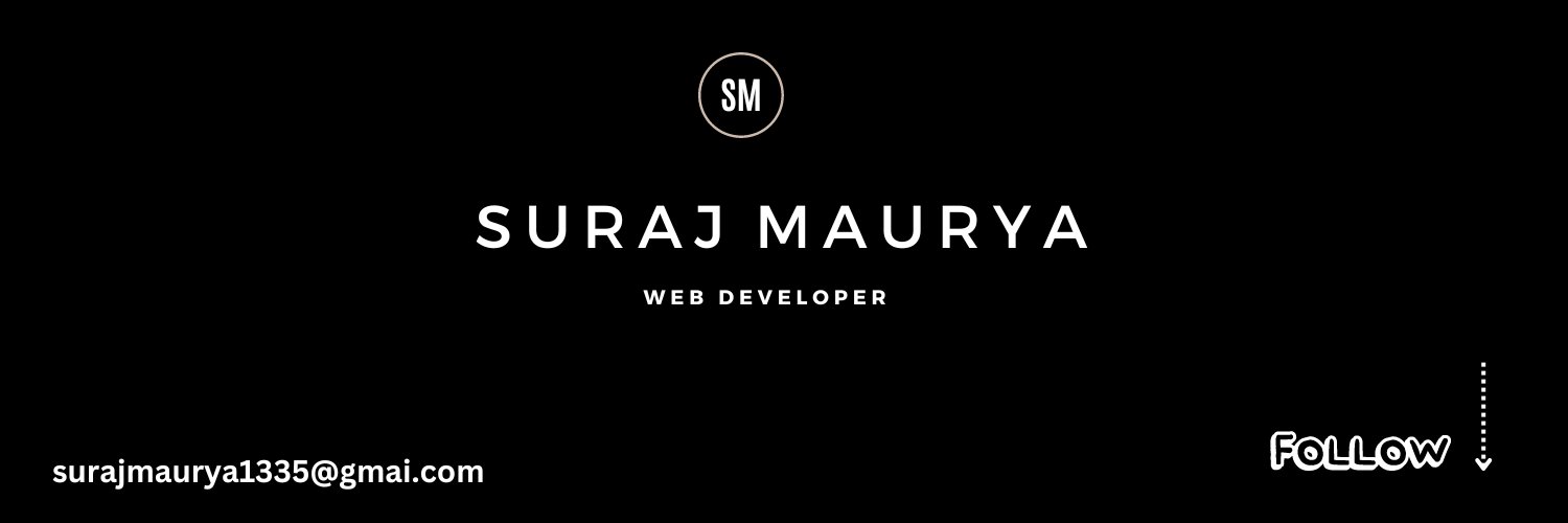 surajxcode's profile banner image
