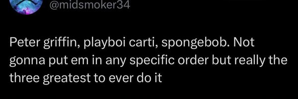 ootspongebob Profile Banner
