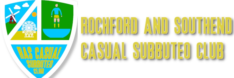 RAS (Rochford & Southend) Casual Subbuteo Club banner