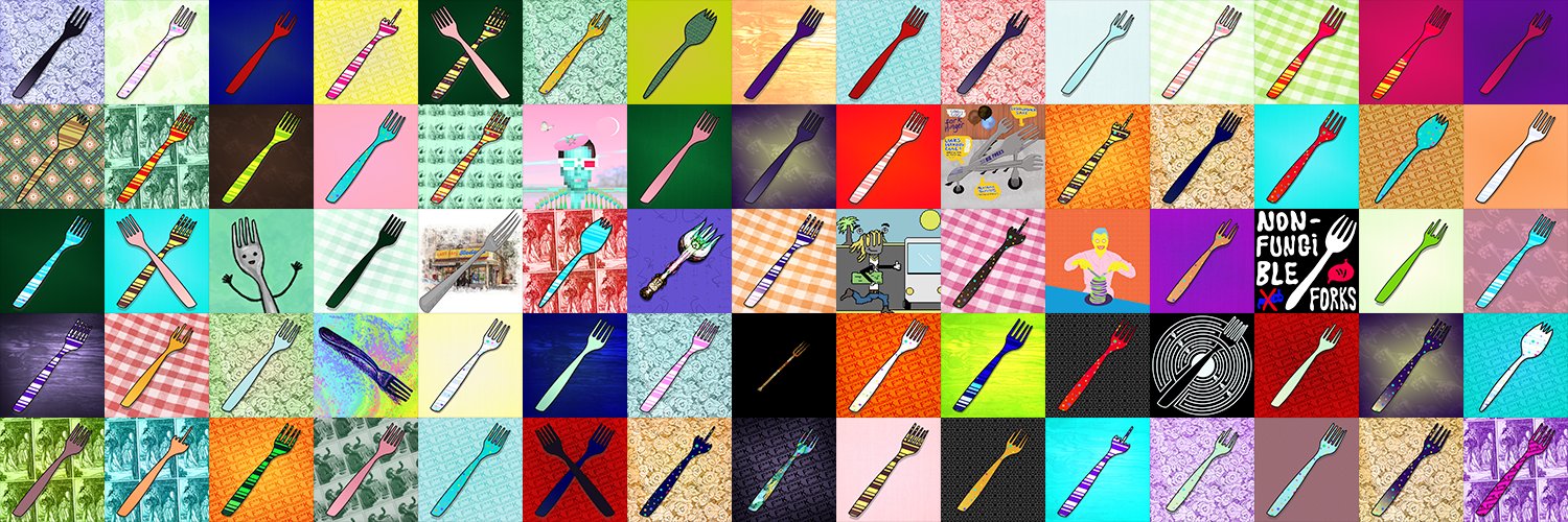 #ForkHunger 🔱100% Charity🔱 forkhunger.art banner