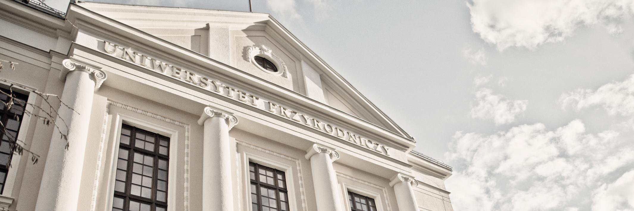 Uniwersytet Przyrodniczy we Wrocławiu banner