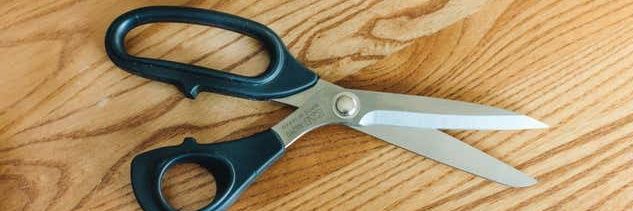 Scissors banner