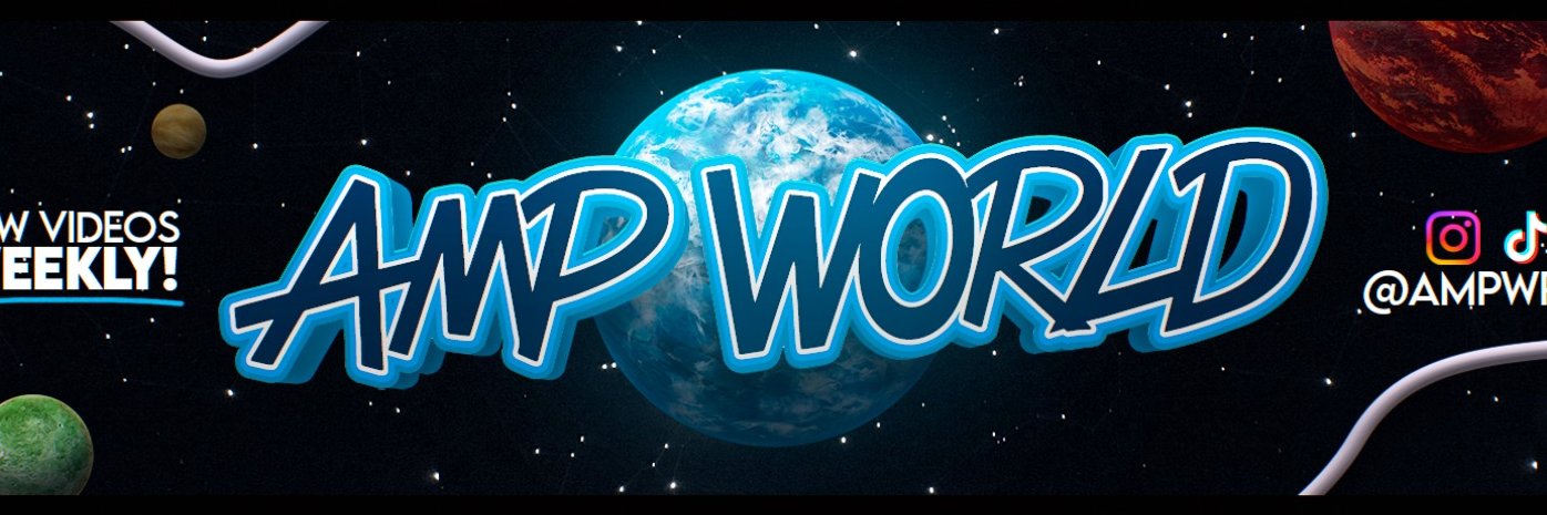 Amp World banner