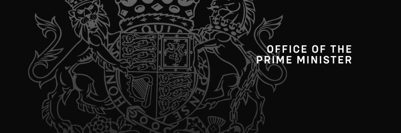 UK Prime Minister's banner