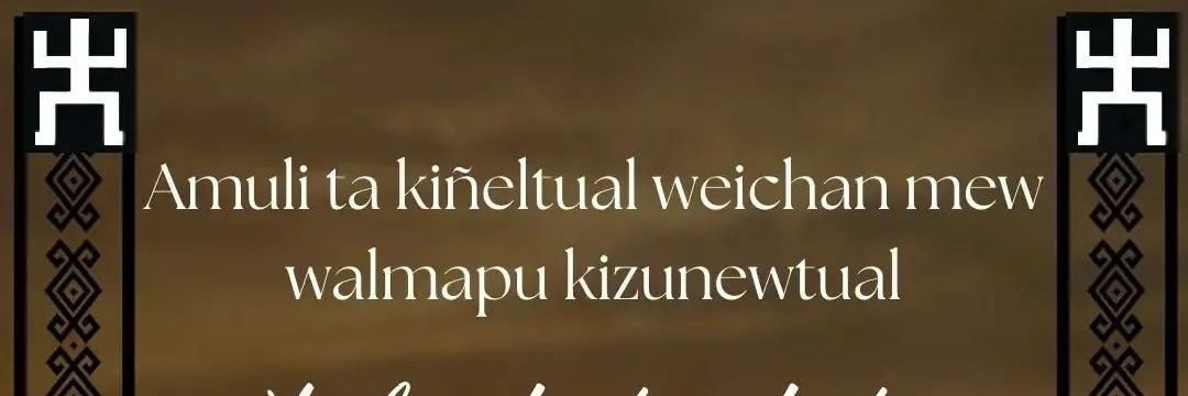 A recuperar el equilibrio con nuestra ñuke mapu banner