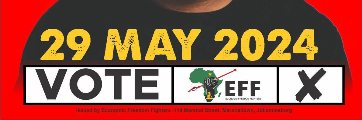 Fighter Mpilo Ngobe's banner