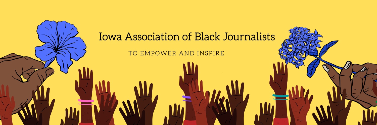 Iowa Association of Black Journalists banner