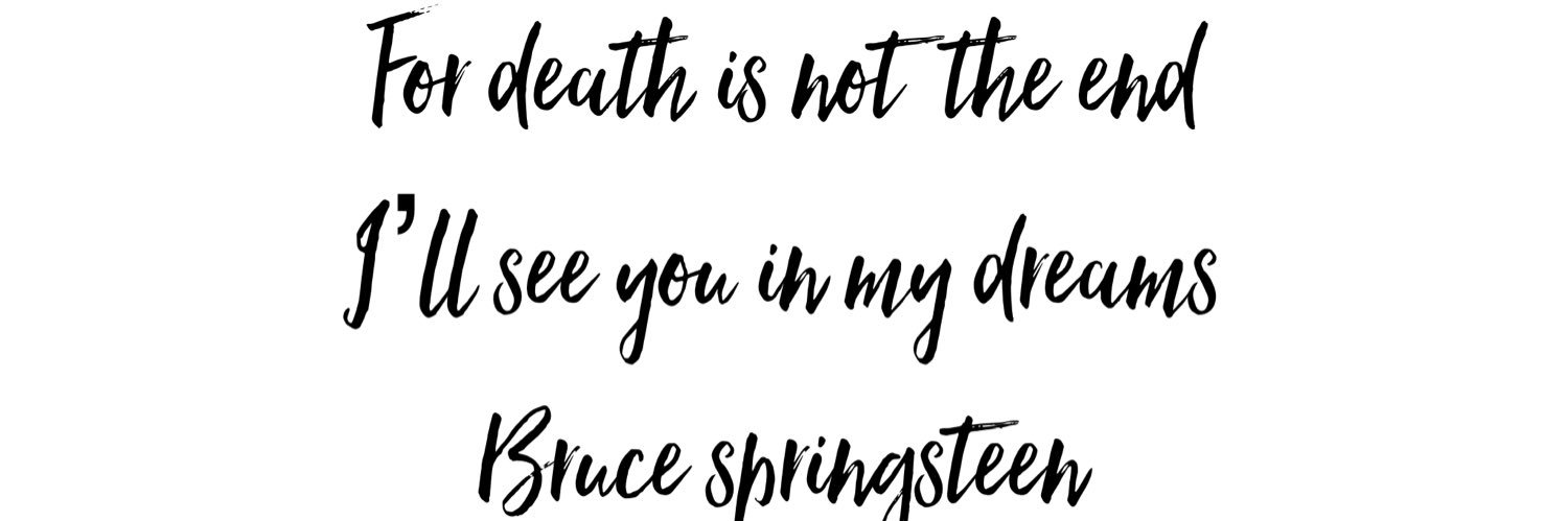 I’ll see you in my dreams... banner