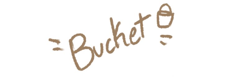 Bucket banner