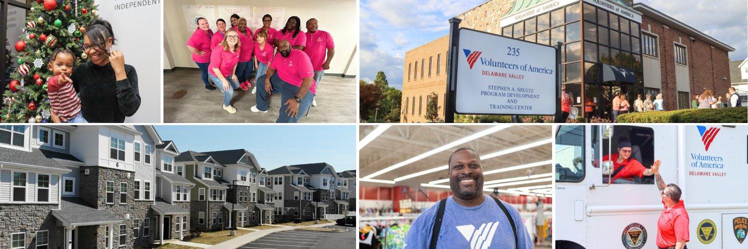 Volunteers of America Delaware Valley banner