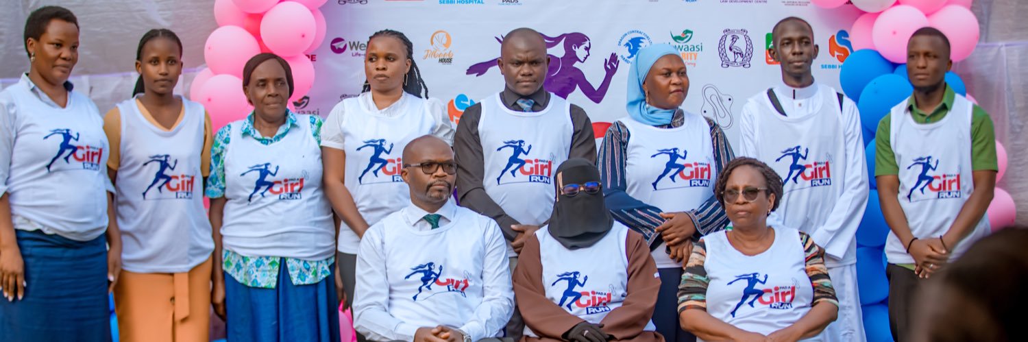 Pad A Girl Run Initiative banner