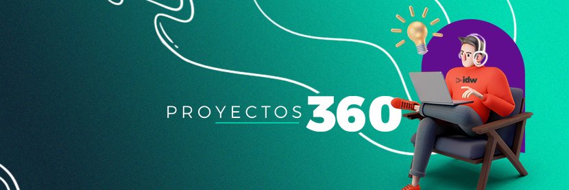 idw | Proyectos 360 banner