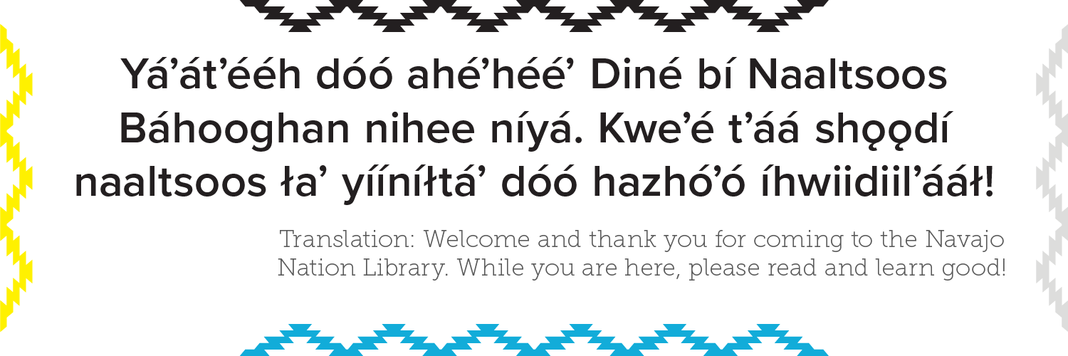 Navajo Nation Library banner