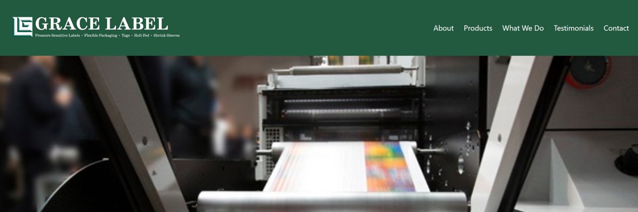Grace Label, Inc. banner