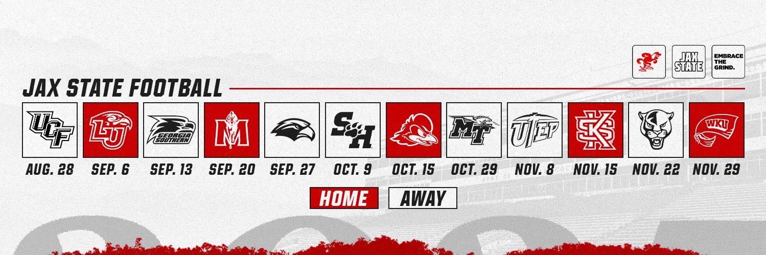 Jax State Football's banner