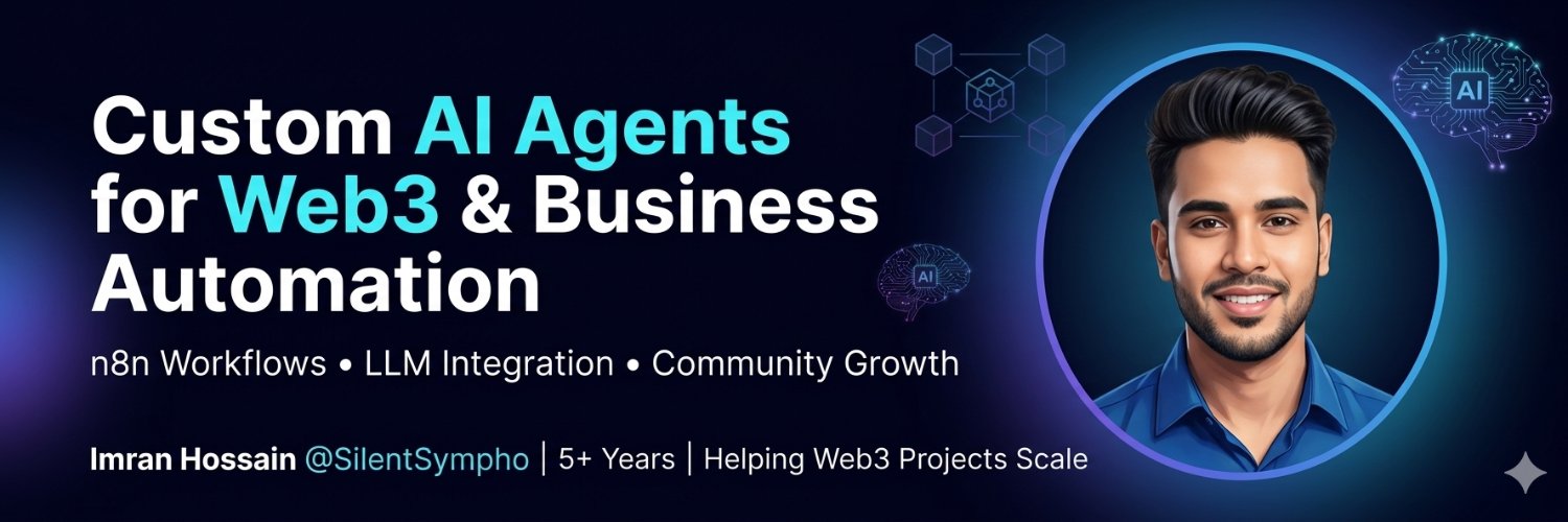 Imran Hossain | AI Automation & Community Manager banner