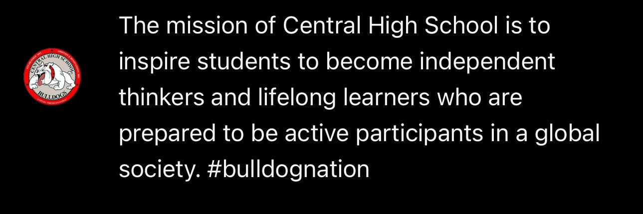 CHS Principal Page banner