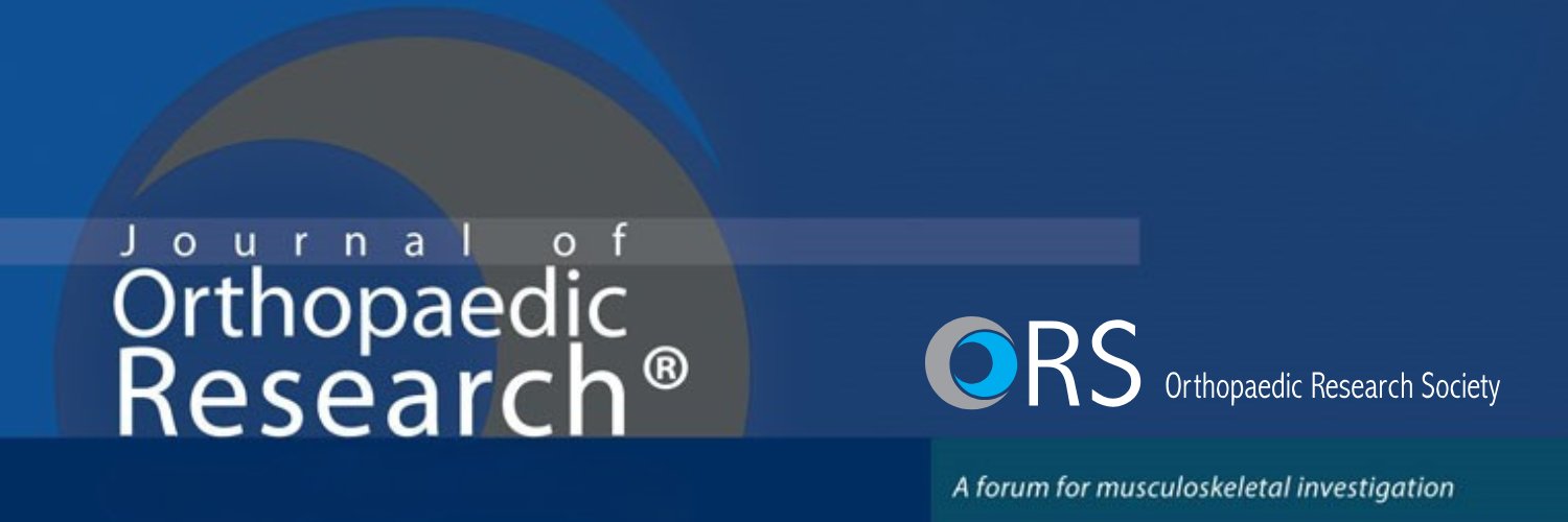 Journal of Orthopaedic Research®'s banner