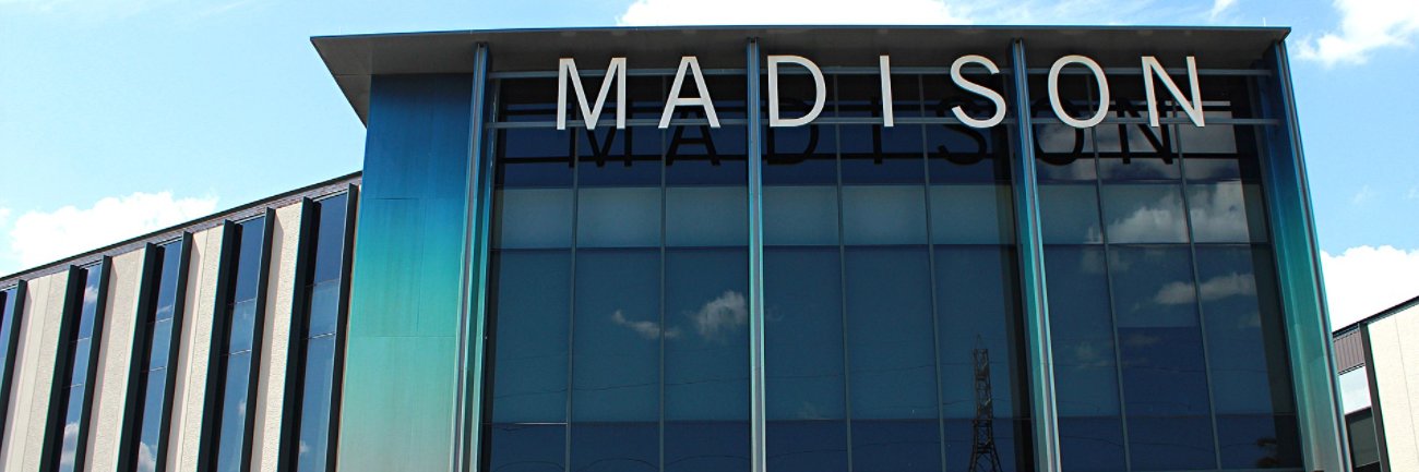 James Madison High School banner