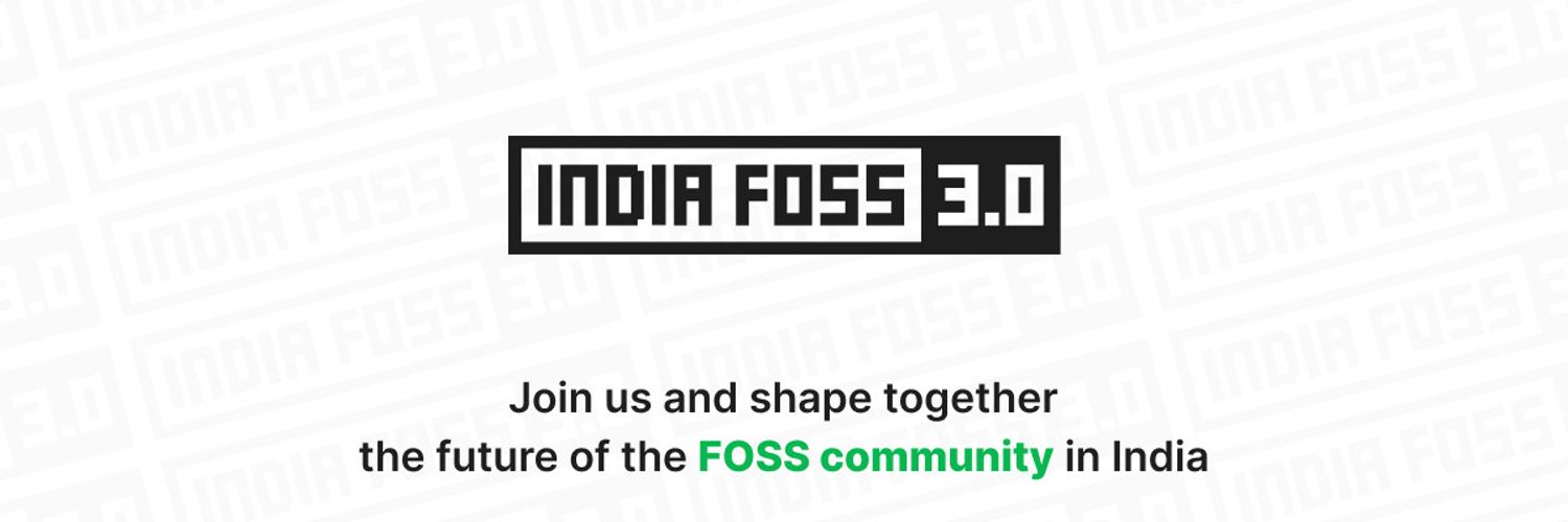 IndiaFOSS 3.0 Profile Banner