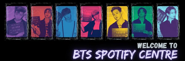 BTS Spotify Centre⁷ Profile Banner